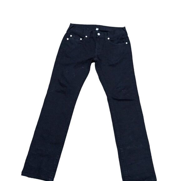 Vintage True Religion Jeans Size 32 SKINNY Black - Picture 7 of 10